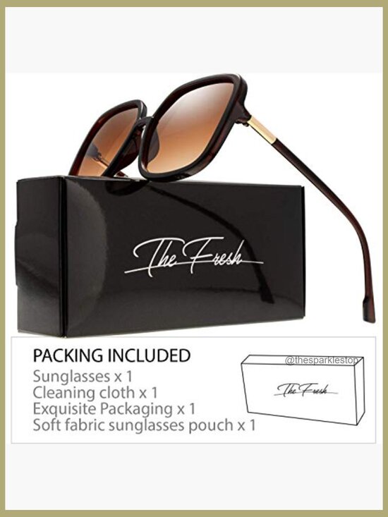 Oversized Square Hybrid Butterfly Fashion Sunglasses with UV Protection main image 6